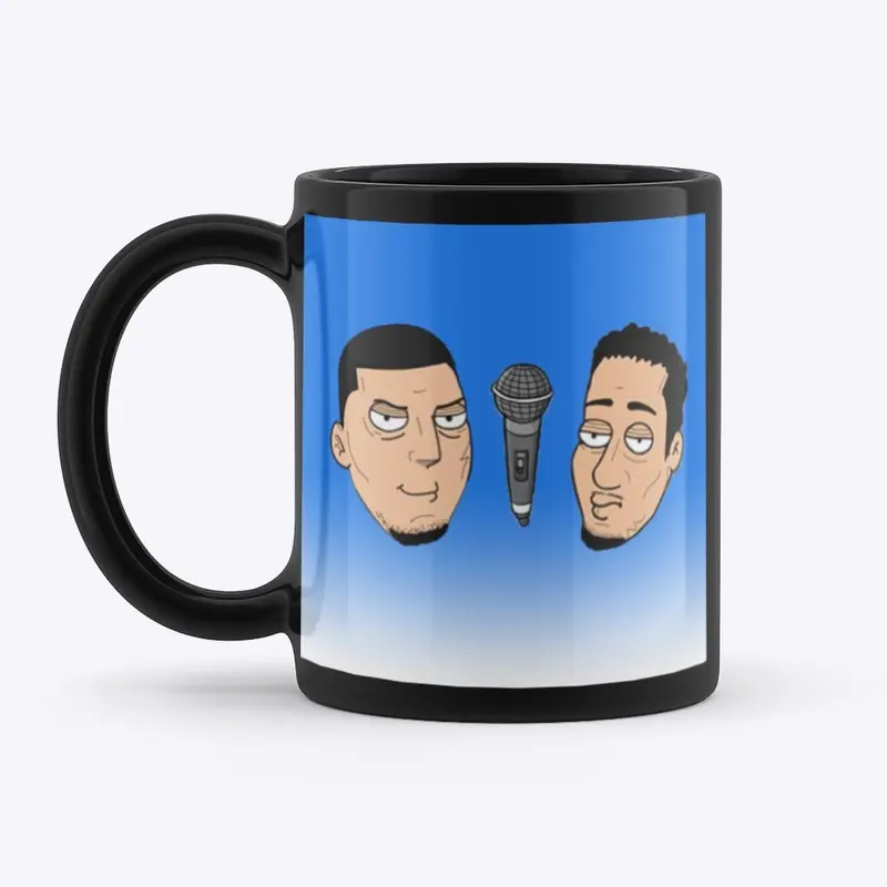 Black & Blue Microphone Mug